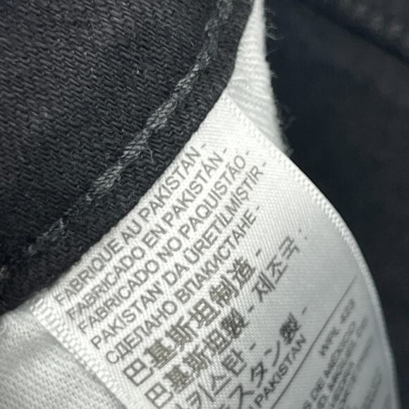 LEVIS 559 Jeans Mens 34x32 Relaxed Straight Denim 5 Pocket Stretch Cotton Black - Picture 10 of 16